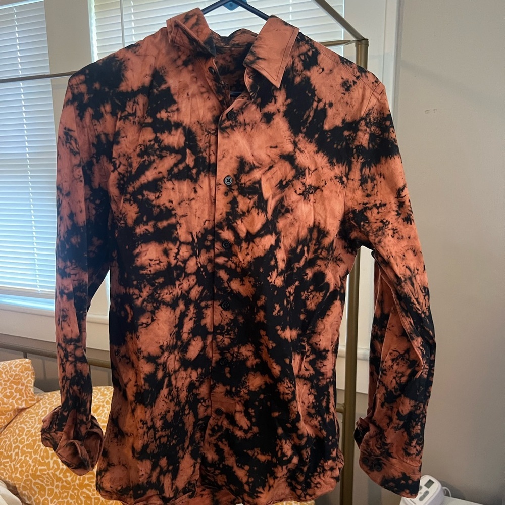 Bleached Button Down Shirt